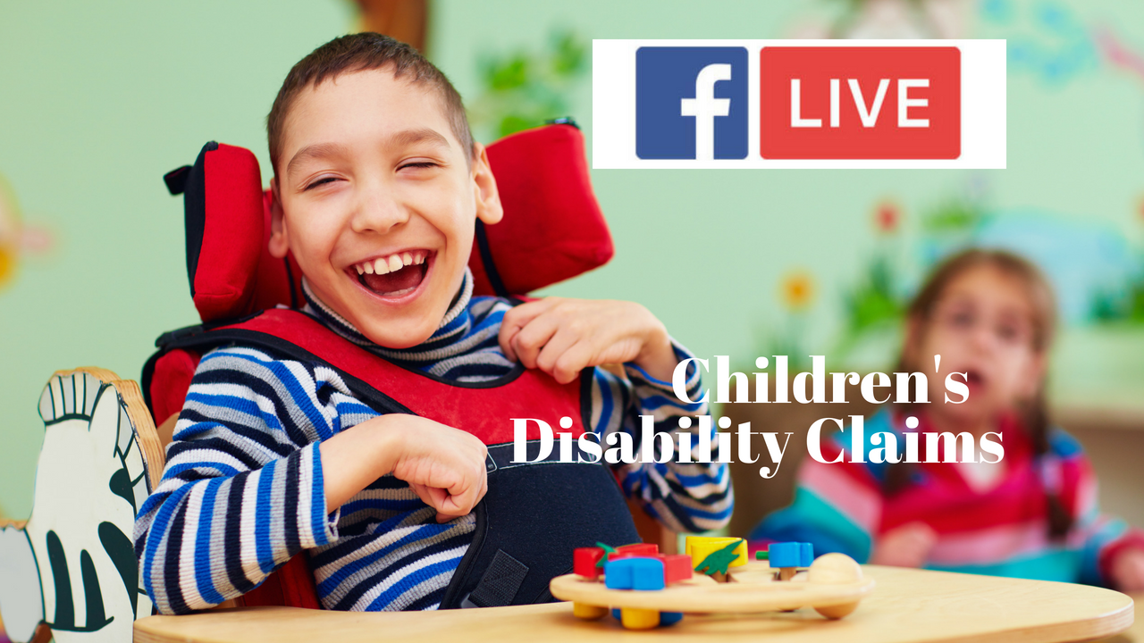 Children’s Disability Claims